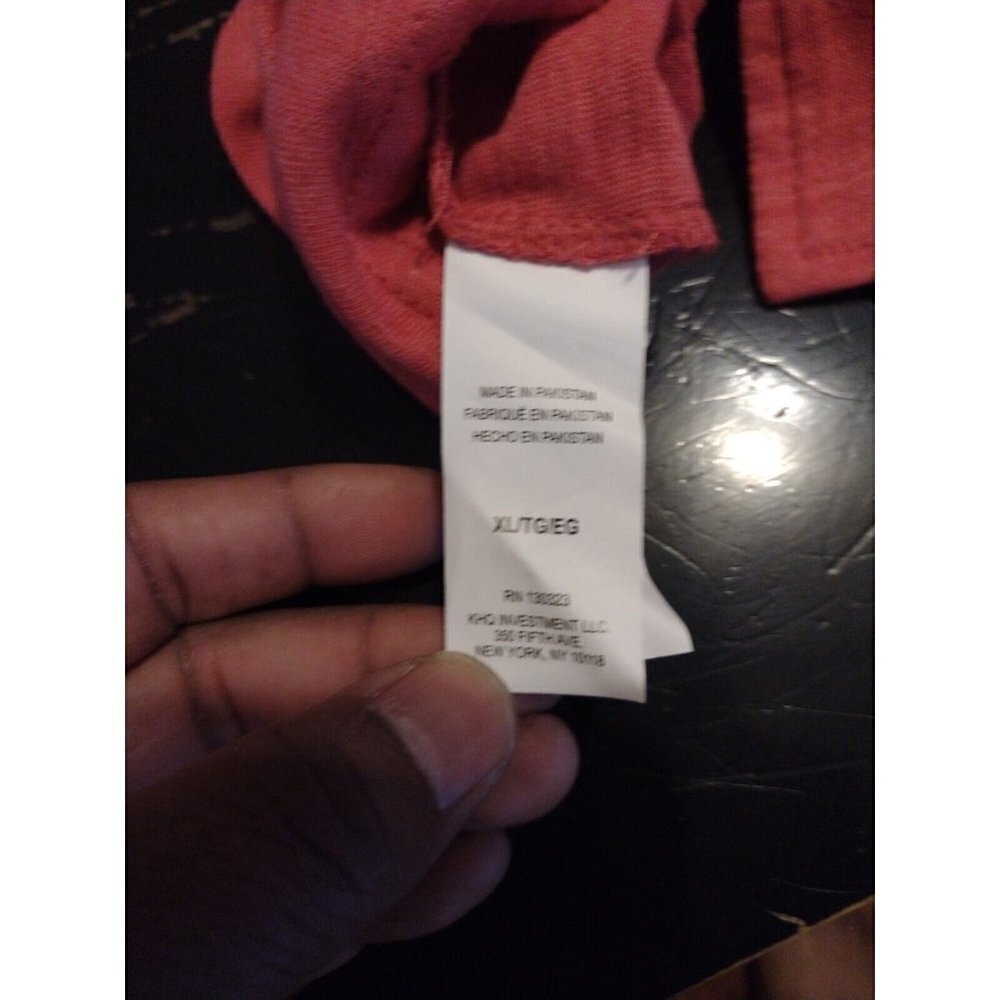 NWT Women's Lucky Brand 1990 L.A. California Live Free Polo Shirt Size XL Red - Picture 9 of 11